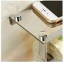 Ingenuitstore Toilet Paper Holder Wall Mount For Bathroom (Silver)