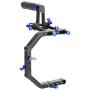Morros DSLR Rig Movie Kit Shoulder Mount Rig + Follow Focus + Matte Box + Adjust Platform+ C Shape Support Cage +Top Handle for All DSLR Cameras and Video Camcorders