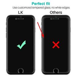 LK [4 PACK] Screen Protector for iPhone SE 2020 / iPhone SE2 Tempered Glass, 9H HD Clear Tempered Glass for iPhone 8/7 / 6S / 6 [Anti-Scratch] [Case Friendly] [Alignment Frame Easy Installation]