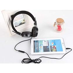 CICIN Wired Stereo Bass Headset Gaming Headphones, Earmuffs Headset Gaming Headset with Mic for Mobile Phones PC,D