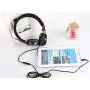 CICIN Wired Stereo Bass Headset Gaming Headphones, Earmuffs Headset Gaming Headset with Mic for Mobile Phones PC,A
