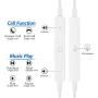 Axirtni 3.5mm in-Ear Wired Earbuds/Earphones/Headphones with Remote & Micphone Compatible with iPhone Apple 6s plus/6/5s/5c/Pad/S10 Android All 3.5 mm Audio Devices - (2 Pack)