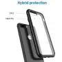 JETech 3431 Case for Apple iPhone 8 Plus and iPhone 7 Plus, Shock-Absorption Bumper Cover, Black