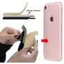 SHANSHUI Phone Card Holder, Silicone Adhesive Stick-on ID Credit Card Wallet Phone Case Pouch Sleeve Pocket Compatible with Most of Smartphones(iPhone/Android/Samsung Galaxy) - 5 Pack