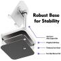 Licheers Cell Phone Stand, Adjustable Phone Stand for Desk Tablet Stand Compatible with iPad, iPhone, Android Smartphone, Nintendo Switch and More 4-11 inch Devices (White)
