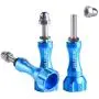 Smatree Aluminum Thumbscrew/Thumb Knob Compatible for Gopro Session, Hero 7,6, 5, 4, 3, 3+, 2, 1/DJI OSMO Action Cameras (3PCS, 1 Long + 2 Short) -Blue Smatree Aluminum Thumbscrew/Thumb Knob Compatible for Gopro Session, Hero 7,6, 5, 4, 3, 3+, 2, 1/DJI OSMO Action Cameras (3PCS, 1 Long + 2 Short) -Blue