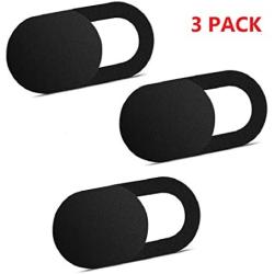 Webcam Cover, 3 Pack Ultra Thin Slide Web Camera Covers for Laptop Computer Smartphone Mac iMac MacBook, Sliding Blocker Cover Protect Your Privacy