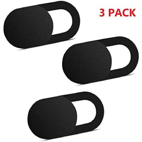 Webcam Cover, 3 Pack Ultra Thin Slide Web Camera Covers for Laptop Computer Smartphone Mac iMac MacBook, Sliding Blocker Cover Protect Your Privacy