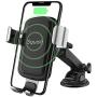 Squish Wireless Charger Car Phone Mount, Qi Wireless Car Charger, Wireless Charger Phone Holder Dashboard Windshield for iPhone, Samsung, Moto, Huawei, Nokia, LG, Smartphones