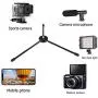 Ring Light Tripod,Adjustable Mini Travel Ring Light Accessories Portable Camera Stand Holder with Universal 1/4 Screw,Apply to Phone,Ring Light,Mini Camera,GoPro Selfie SLR Sports Camera…(Only Tripod) Ring Light Tripod,Adjustable Mini Travel Ring Light Accessories Portable Camera Stand Holder with Universal 1/4 Screw,Apply to Phone,Ring Light,Mini Camera,GoPro Selfie SLR Sports Camera…(Only Tripod)