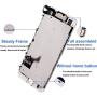 for iPhone 8 Screen Replacement, LCD Display 3D Touch Screen Digitizer Full Assembly with Proximity Sensor, Ear Speaker and Front Camera (Screen Replacement for iPhone 8 White)