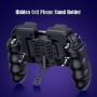 EMISH Mobile Game Controller Gamepad Mobile Gaming Trigger Joystick Metal L1 R1 Button for PUBG/Rules of Survival (Black)