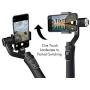 Vidpro SB-30 Motorized 3-Axis Smartphone Handheld Gimbal Stabilizer for Smooth Video Capture 360 Degrees Pan Tilt and Roll. App with Face Tracking, Panorama and Time Lapse Modes