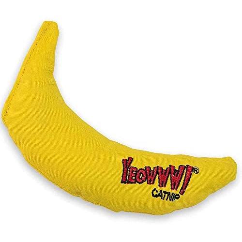 Natural Cotton, Yellow Banana, Catnip Toy