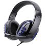 Poulep Gaming Headset Headphone for PS4, Playstation 4, NS Switch, Playstation Vita, Mac, Laptop, Tablet, Computer, Mobile Phones with Microphone (3.5mm Plug，Blue)