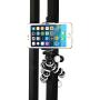 Phone Tripod,Portable and Flexible Adjustable Cell Phone Stand Holder with Remote and Universal Clip Compatible with iPhone Android Phone Compact Digital Camera Sports Camera GoPro