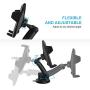 Cell Phone Holder for Car, Car Phone Mount, Yostyle Car Windshield & Dashboard Phone Mount Cradle for iPhone X/Xs/XR/Xs Max/8/8Plus/7/6s/SE,Galaxy S10/S9/S8/S7/Note 8 9,LG, Nexus, Sony,BlackBerry