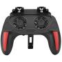 Mobile Game Controller Ergonomic PUBG Handle Dual Cooling Fans Mobile Phone Game Controller Gamepad Fast Heat Dissipation No Noise Suitable for 4.7-6.5inch Phones(2500mah)