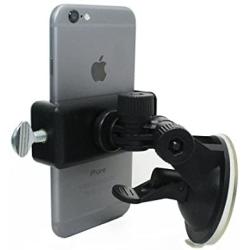 Livestream Gear - Suction Cup Phone Mount for Streaming, Video, or Photos. Great for WOD; Fitness Streams at Home, or Gym. (Suction Cup Mount)