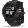 Garmin 010-02064-00 Instinct, Rugged Outdoor Watch with GPS, Features GLONASS and Galileo, Heart Rate Monitoring and 3-axis Compass, 1.27", Graphite (Renewed)