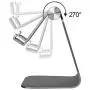 POKANIC Cell Phone Stand Dock Holder Cradle Mount Organizer Charger StationTable, Desktop Bed Office School Kitchen Travel Foldable Portable Adjustable, Multi-Angle Aluminum Non-Slip, Kids (Black) POKANIC Cell Phone Stand Dock Holder Cradle Mount Organizer Charger StationTable, Desktop Bed Office School Kitchen Travel Foldable Portable Adjustable, Multi-Angle Aluminum Non-Slip, Kids (Black)