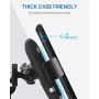 Wireless Car Charger Automatic Clamping MANKIW 10W Qi Fast Charging Car Charger Mount Compatible with iPhone 11/11pro/11pro MAX/Xs MAX/XS/XR/X/8/8p, Samsung S10/S10+/S9/S9+/S8/S8+