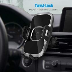 Phone Holder for Car, WizGear Car Phone Mount Air Vent Cell Phone Holder for Car, Air Vent Phone Holder for Car with Twist Lock Base Compatible with iPhone Xs/XS Max / 8/7 / 6, Galaxy S and More