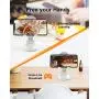 Cell Phone Stand, UXD Adjustable Phone Stand for Desk, Foldable Tablet Stand Holder Compatible with iPhone 11 Pro Max X XR XS SE Samsung Galaxy S20+ S20 S10+ S10 iPad Pro/Air/Mini (White)
