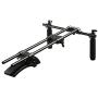 Movo SG500 Dual Grip Video Shoulder Support Rig with 15mm Rods for DSLR Cameras and Camcorders