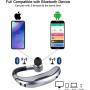 Bluetooth Headset,Hands-Free Wireless Business Bluetooth Earpiece with Noise Reduction Mic for Cell Phones-Compatible with iPhone and Android,Work for Office/Workout/Driving
