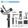 FeiyuTech AK4500 Essential Version Gimbal DSLR Camera Stabilizer Fits Sony a6400/a9/a6300/a6500/a7II/a7SII/a7RII/Canon 5D Mark IV/5D Mark III/80D/6DMark II/EOSR/NikonZ7/Z6/D7500/D850/Panasonic GH4/GH5