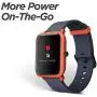 Amazfit BIP smartwatch by Huami with All-Day Heart Rate & Activity Tracking, Sleep Monitoring, GPS, 30-Day Battery Life, Bluetooth (Cinnabar Red), One Size Amazfit BIP smartwatch by Huami with All-Day Heart Rate & Activity Tracking, Sleep Monitoring, GPS, 30-Day Battery Life, Bluetooth (Cinnabar Red), One Size