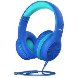 Mpow CH6S Kids Headphones with Microphone Over-Ear/On-Ear, HD Sound Sharing Function Headphones for Children Boys Girls, Volume Limited Safe 85dB/94dB Foldable Headset w/Mic for School/PC/Cellphone