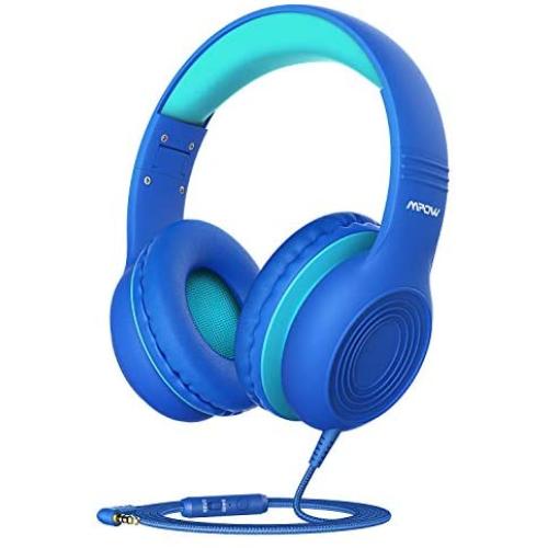 Mpow CH6S Kids Headphones with Microphone Over-Ear/On-Ear, HD Sound Sharing Function Headphones for Children Boys Girls, Volume Limited Safe 85dB/94dB Foldable Headset w/Mic for School/PC/Cellphone