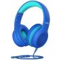 Mpow CH6S Kids Headphones with Microphone Over-Ear/On-Ear, HD Sound Sharing Function Headphones for Children Boys Girls, Volume Limited Safe 85dB/94dB Foldable Headset w/Mic for School/PC/Cellphone