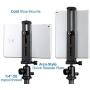 Ulanzi Aluminum Pad Tripod Mount with Cold Shoe Compatible for iPad, Metal Tablet Tripod Adapter Holder with Quick Release Plate 1/4 Screw Mount Universal for iPad Mini/iPad 4/iPad Pro/Surface Pro