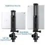 Ulanzi Aluminum Pad Tripod Mount with Cold Shoe Compatible for iPad, Metal Tablet Tripod Adapter Holder with Quick Release Plate 1/4 Screw Mount Universal for iPad Mini/iPad 4/iPad Pro/Surface Pro Ulanzi Aluminum Pad Tripod Mount with Cold Shoe Compatible for iPad, Metal Tablet Tripod Adapter Holder with Quick Release Plate 1/4 Screw Mount Universal for iPad Mini/iPad 4/iPad Pro/Surface Pro