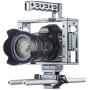 Sevenoak SK-C03 Aluminum Camera Cage with Top Handle, HDMI Adapter, and 15mm Rail System with Quick-Release Base - Universal Design fits DSLR Cameras with and Without Battery Grip
