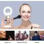 Selfie Ring Light, Rechargeable Cell Phone Ring Light 3 Tones Selfie Fill Light with 40 LED Beads Makeup Light Ring for Selfie, Photography, Livestream Selfie Ring Light, Rechargeable Cell Phone Ring Light 3 Tones Selfie Fill Light with 40 LED Beads Makeup Light Ring for Selfie, Photography, Livestream
