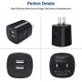 USB Type C Car Charger, Dual USB Wall Charger with 6FT USB C Cable Compatible for Samsung Galaxy A10E A01 A20 A21 A50 S20 A51 A70 A71 S10E LG Stylo 6