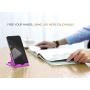 MoKo Phone/Tablet Stand, Foldable Desktop Holder Fit with iPhone 11 Pro Max/11 Pro/11, iPhone Xs/Xs Max/Xr/X, iPhone SE 2020, iPad Pro 11 2020/10.2/Air 3/Mini 5, Galaxy S20 6.2", Purple