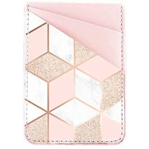 uCOLOR Phone Card Holder PU Leather Wallet Pocket Credit Card ID Case Pouch 3M Adhesive Sticker on iPhone Samsung Galaxy Android Smartphones (Rose Gold Glitter White Marble) uCOLOR Phone Card Holder PU Leather Wallet Pocket Credit Card ID Case Pouch 3M Adhesive Sticker on iPhone Samsung Galaxy Android Smartphones (Rose Gold Glitter White Marble)
