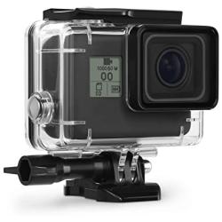 Kupton Waterproof Case for GoPro Hero 7 Black Hero 5 / 6 Accessories Housing Case Diving Protective Housing Shell 45 Meter for Go Pro Hero7 Hero6 Hero5 Hero 2018 Action Camera with Bracket Accessories