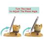 Cute Puppy Dog Desk Cell Phone Stand Holder Cartoon Smartphone Holder Bracket Ornament for Desk,Shiba Inu