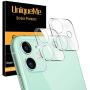 [ 2 Pack ] UniqueMe Camera Lens Protector for iPhone 11 Tempered Glass [High Definition] Scratch Resistant 6.1"