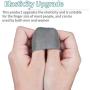 Mobile Game Controller Finger Sleeves 8 Pack, Silver Fiber 0.01"(0.5mm) Ultra-Thin Touch Screen Finger Cot Breathable Anti-Sweat Cell Phone Finger Covers for PUBG/Call of Duty for iPhone Android
