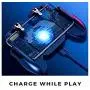 Mobile Game Triggers-Mobile Game Controller with 4000mah Power Bank&Blue Light Cooling Fan for Fortnite PUBG - L1R1 Mobile Game Joystick Gamepad Grip for 4-6.5" Android and iOS Mobile Game Triggers-Mobile Game Controller with 4000mah Power Bank&Blue Light Cooling Fan for Fortnite PUBG - L1R1 Mobile Game Joystick Gamepad Grip for 4-6.5" Android and iOS