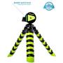 Bontend Flexible Tripod with iPhone and Smartphone Holder - A Light Camera Stand for DSLR, SLR - Free Gopro Mount