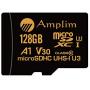 2-Pack 128GB Micro SD SDXC Card Plus Adapter Pack - Amplim 2X 128 GB MicroSD Card V30 A1 U3 C10 Extreme Speed 100MB/s UHS-I TF XC MicroSDXC Memory Card for Cell Phone, Nintendo, Galaxy, Fire, Gopro