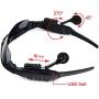 Wireless Bluetooth Sunglasses Anti-ray Stereo 4.1 Music Bluetooth Headphones for Men Support Both Headset and Hands-Free for All Kinds of Cell Phones (Black-Color)